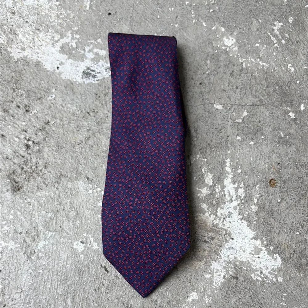 Hermes silk tie